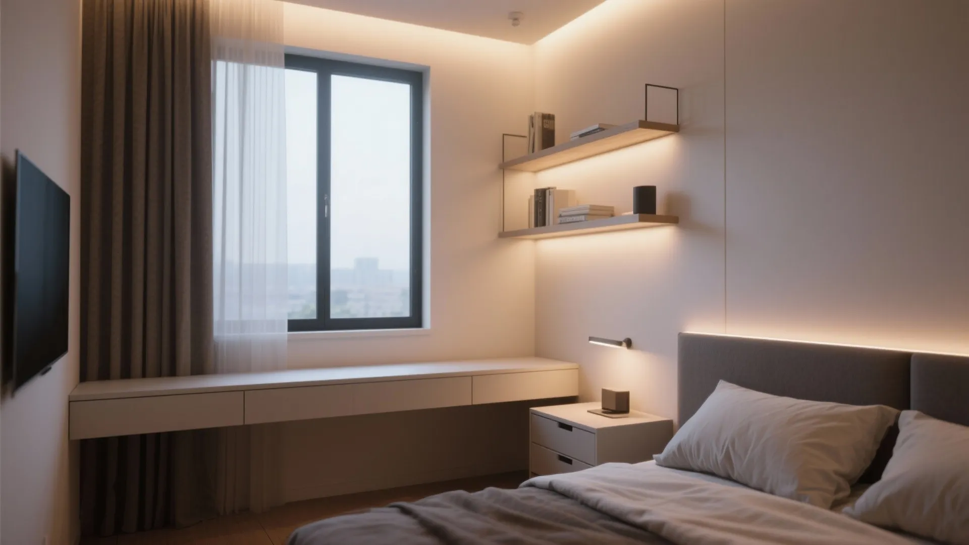 4. Keep sightlines clear with low-profile furniture