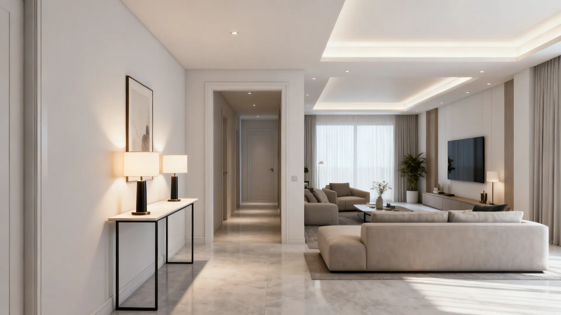 4. Use a low-profile pair for narrow consoles