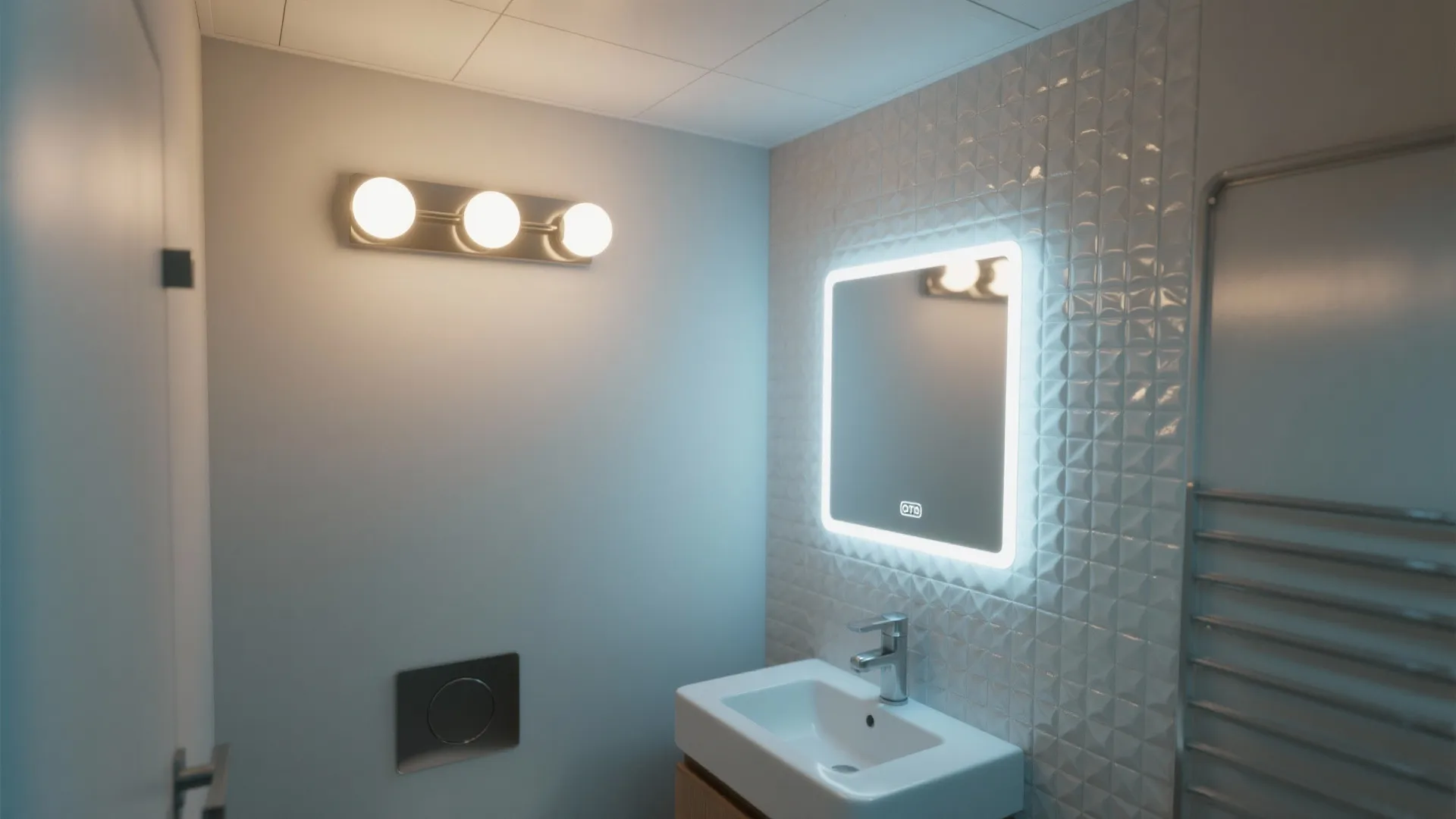 4. Low-profile LED 3-bulb for tight ceilings