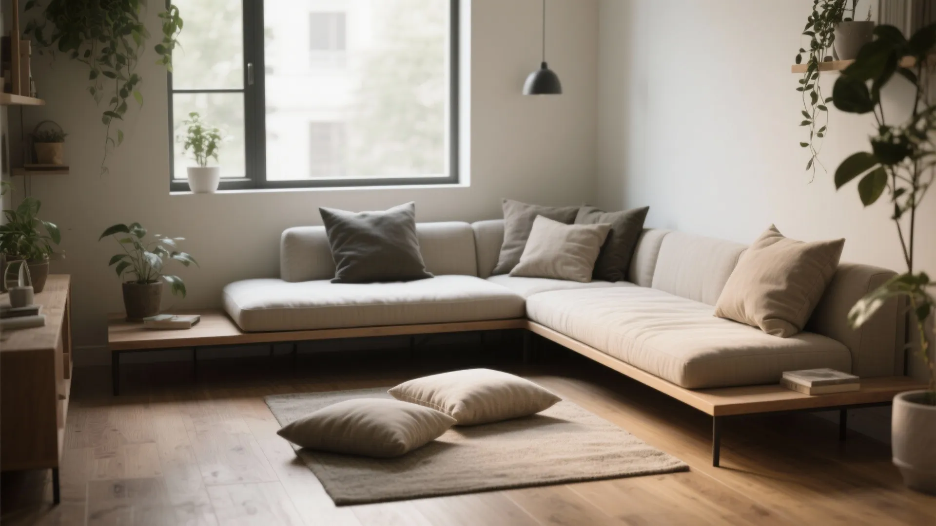 1. Low-profile seating to open sight lines