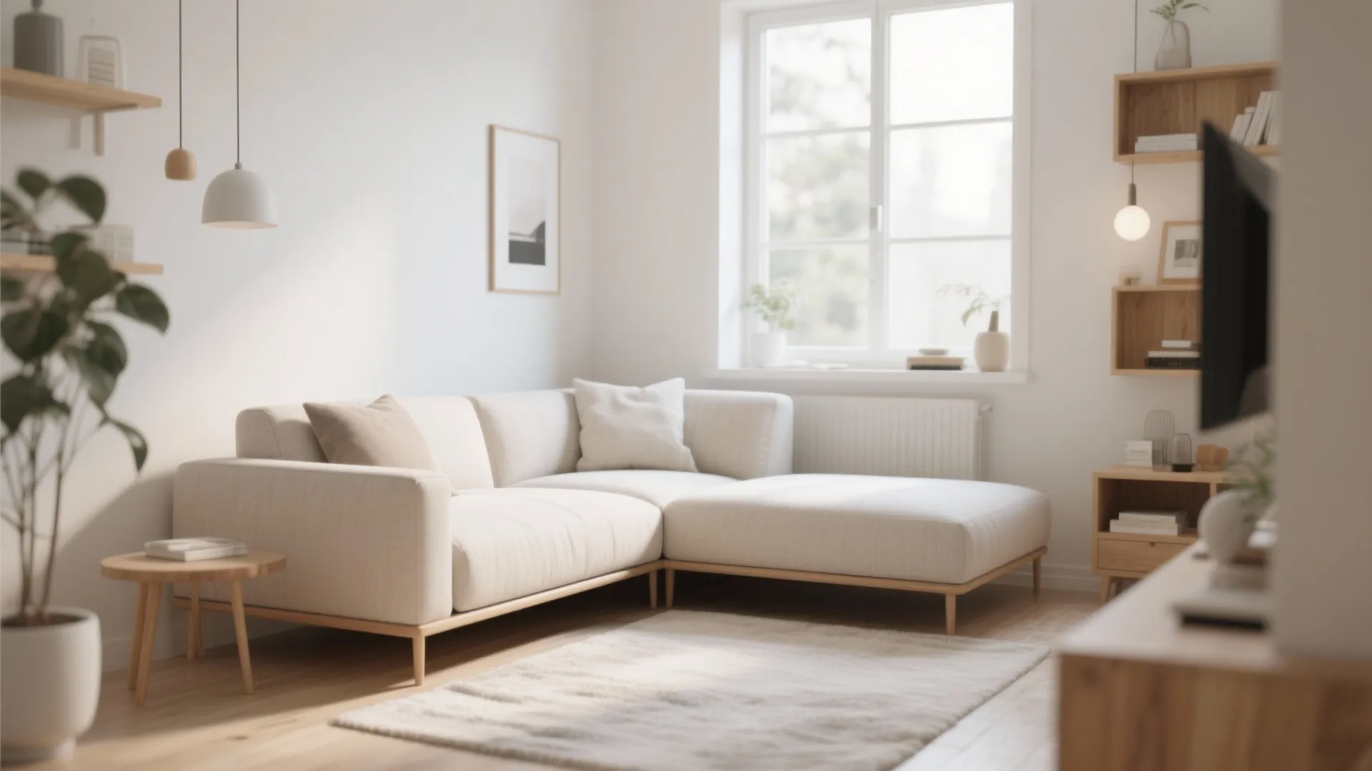 1. Low-Profile Sectionals for Airy Feel
