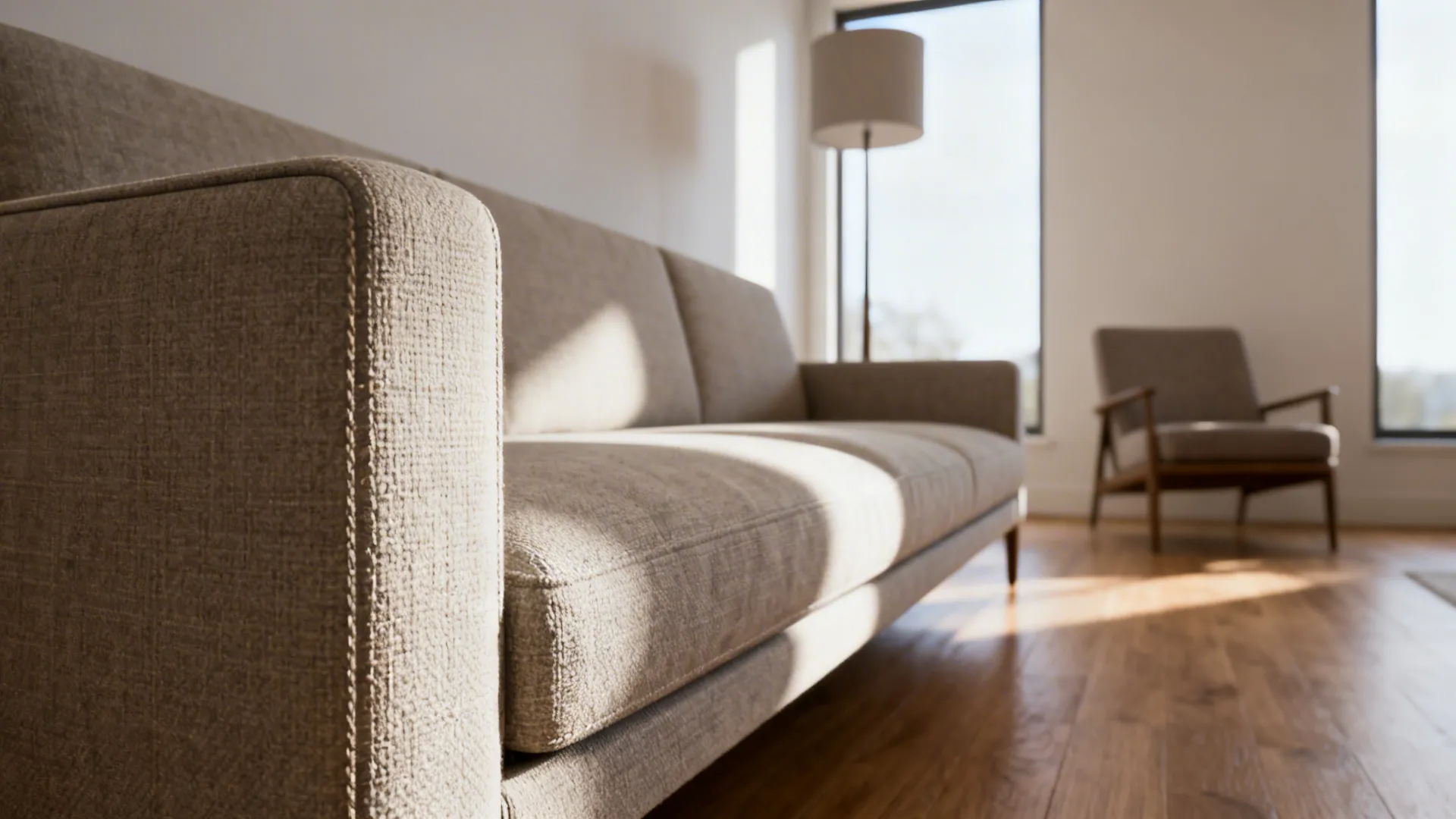 2. Use a Low-Profile Sectional to Keep Sightlines Open