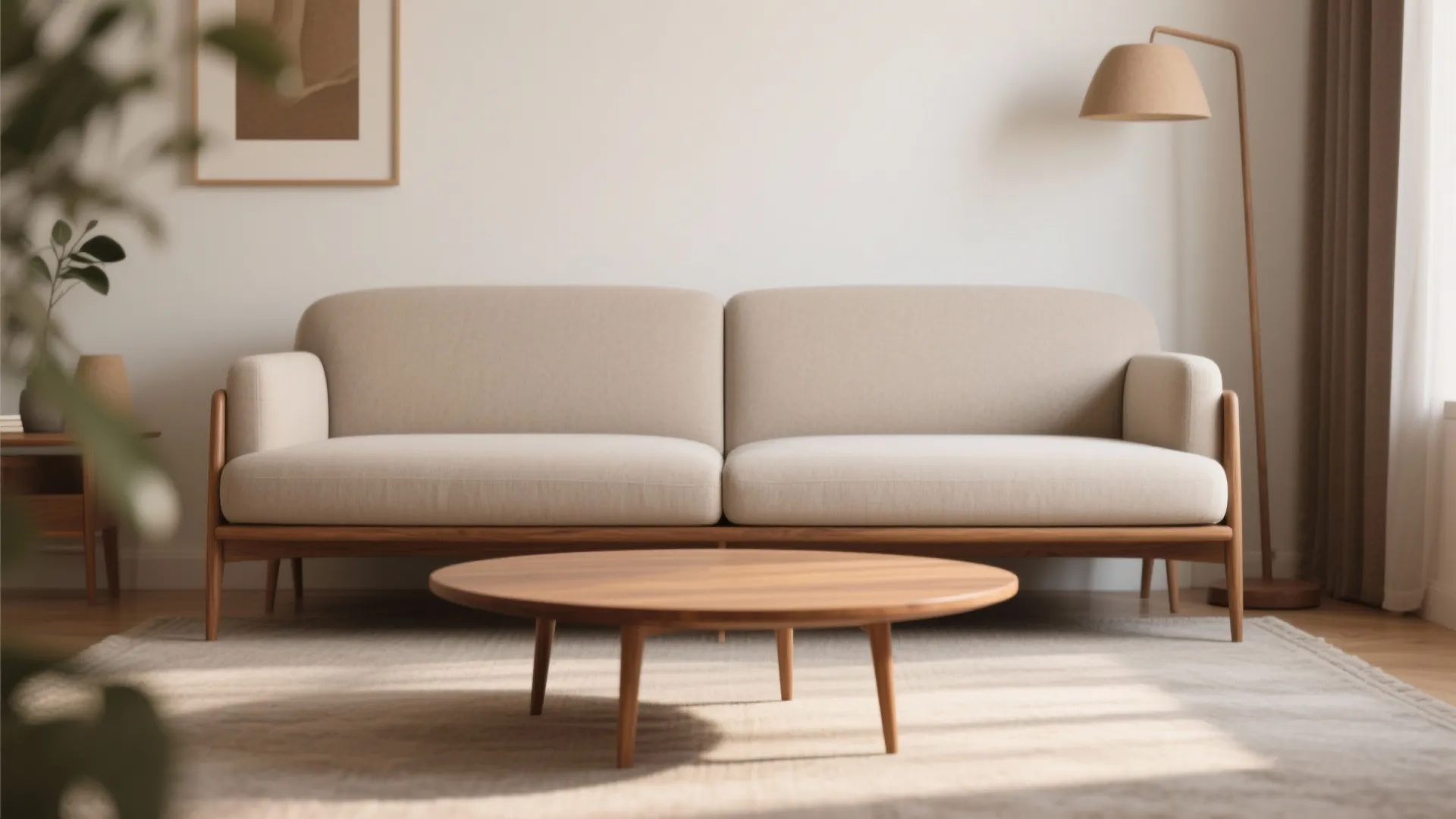 1. Sleek Low-Profile Sofas