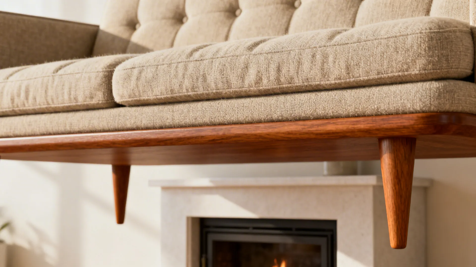 1. Anchor the space with a low-profile sofa