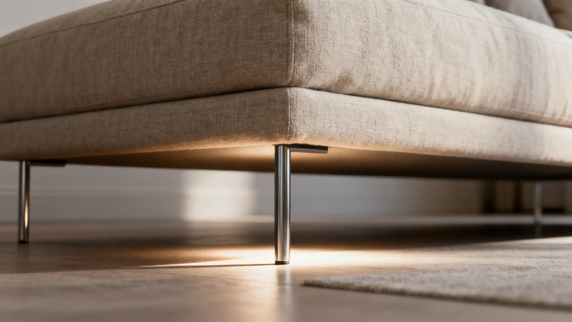 3. Opt for armless or low-profile couches