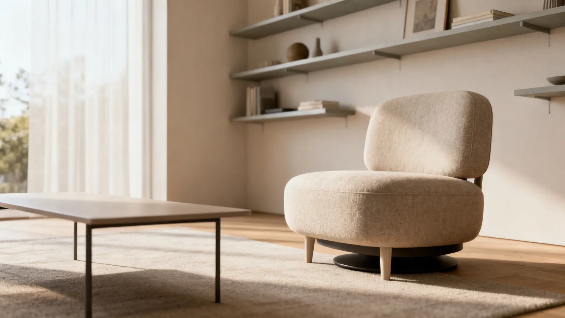 1. The Low-Profile Swivel Accent