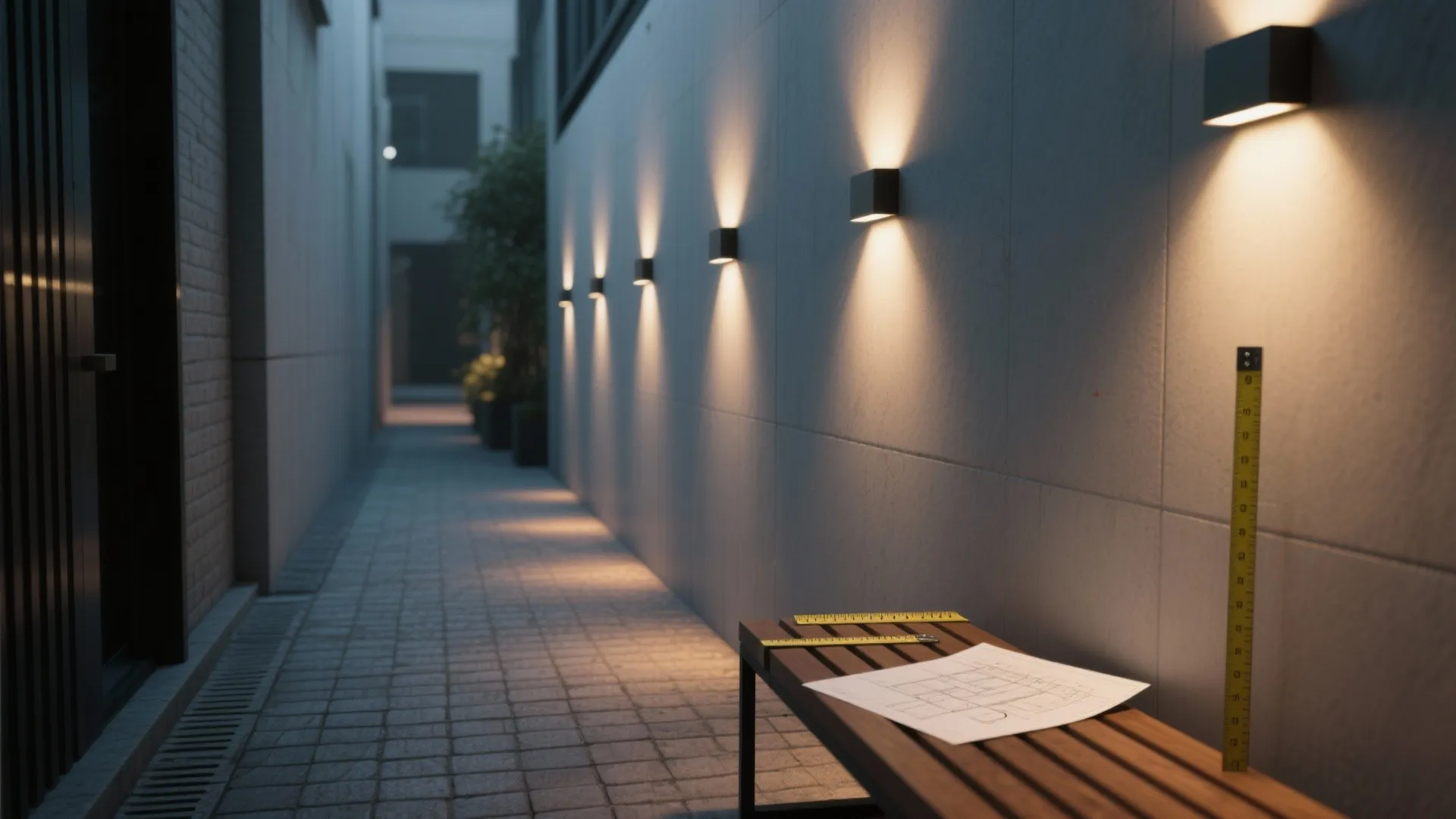 1. Low-profile vertical LED packs