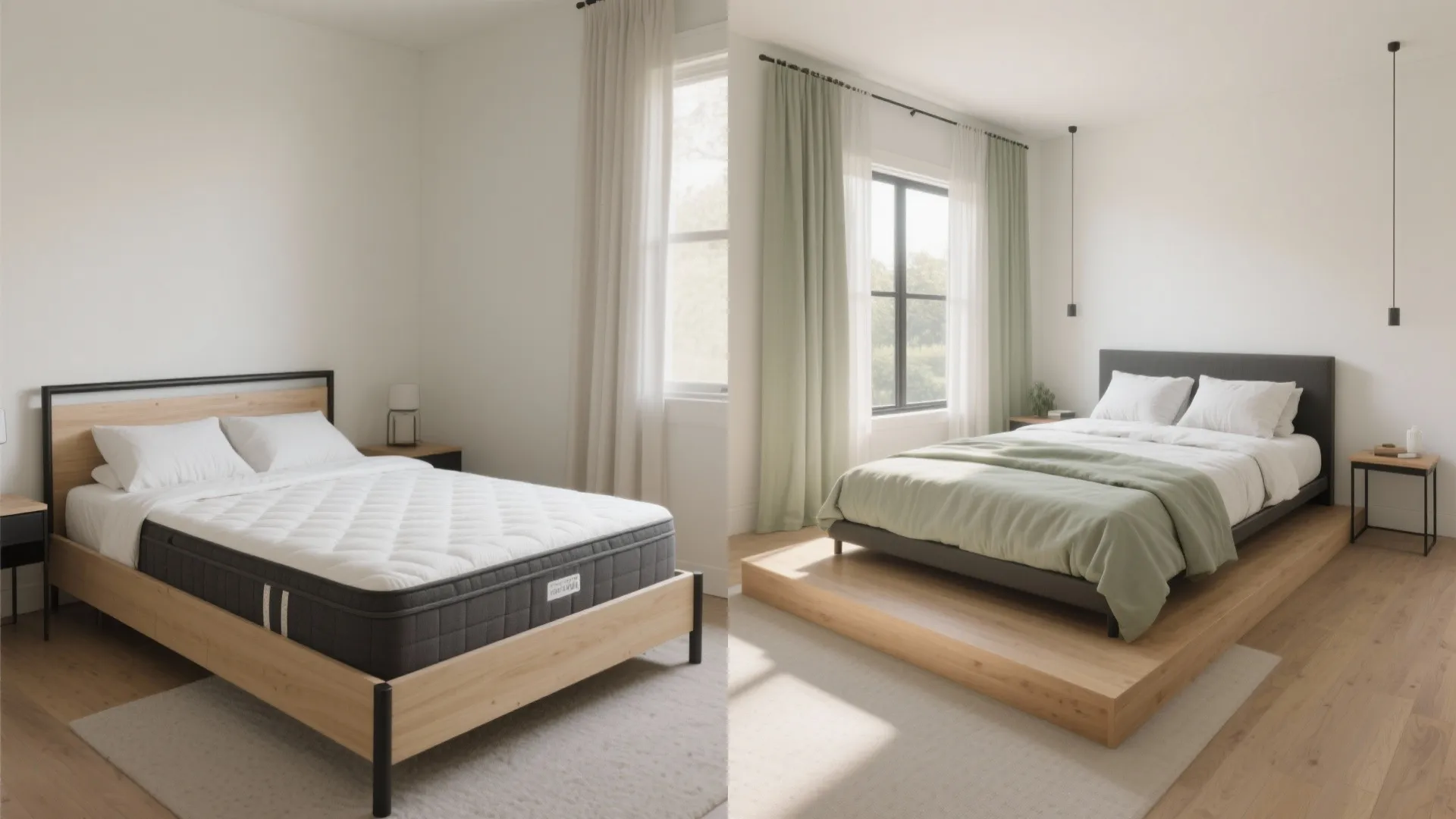 Low-Profile Queen Platform to Lift Visual Space