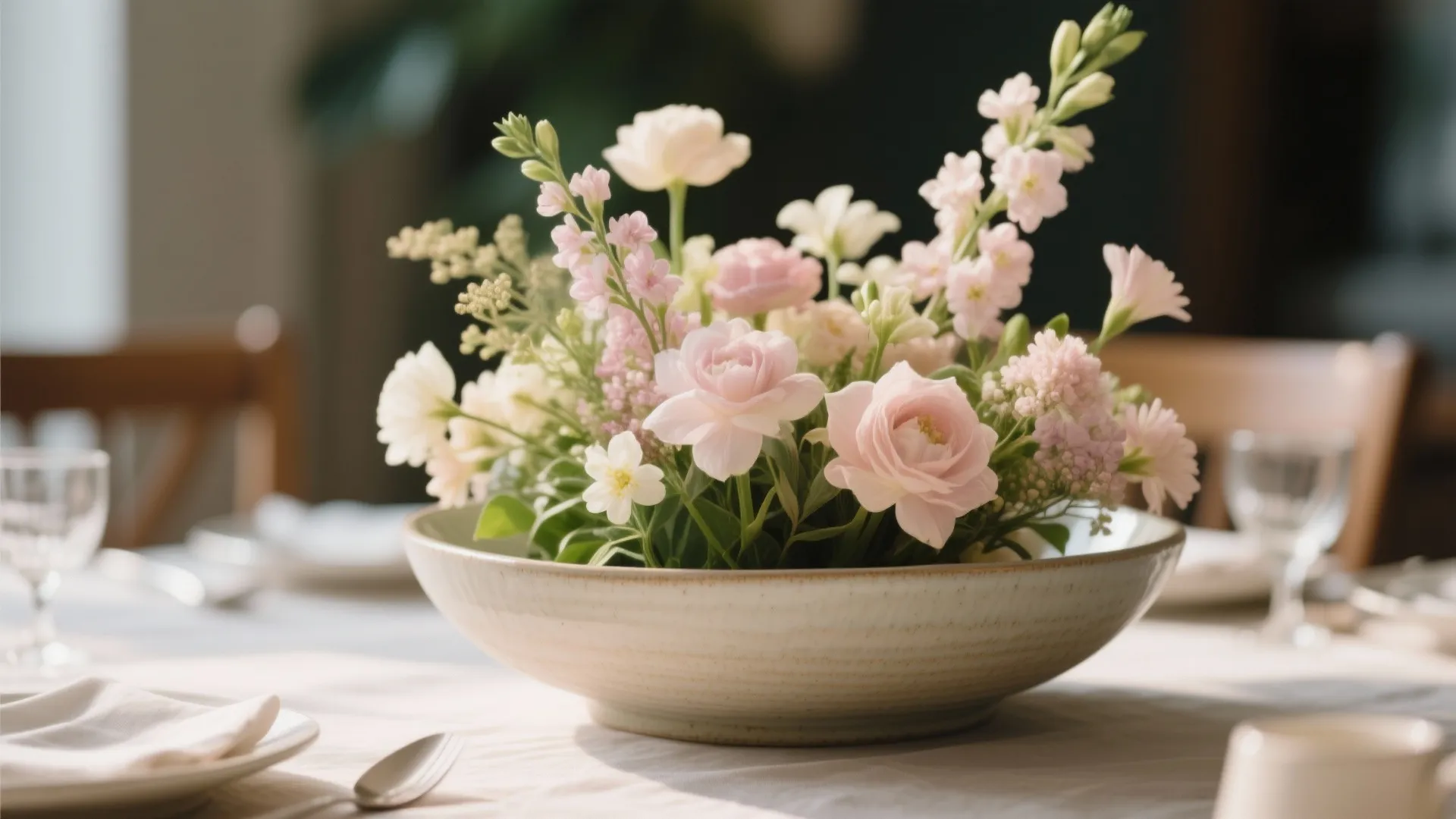 1. Low Seasonal Floral Arrangements