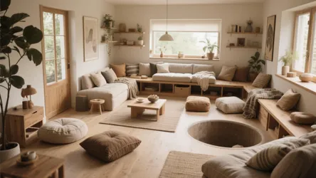 5 Low Seating Ideas for a Cozy Living Room