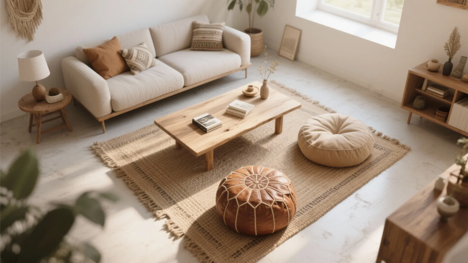 Low Seating Zones and Floor Cushions