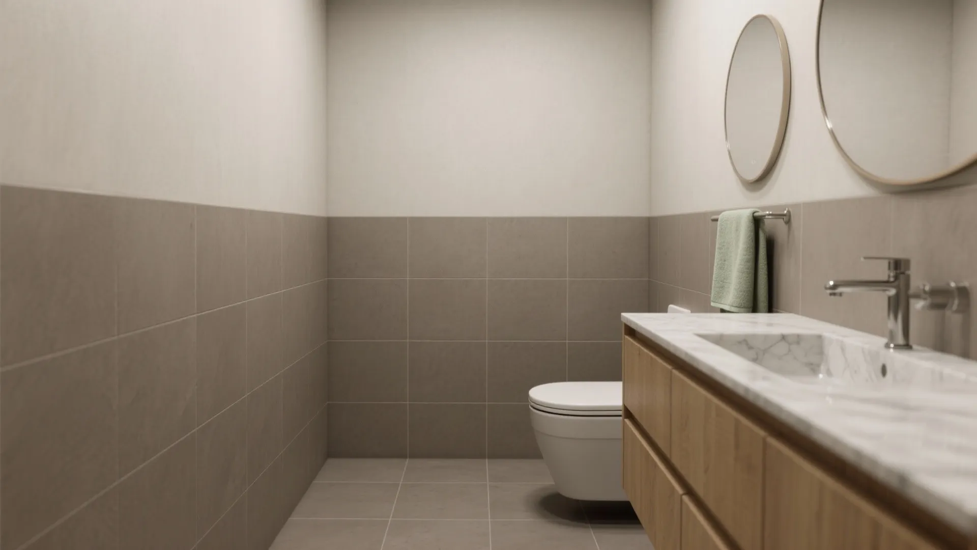 Calm, Low-Sheen Color Stories with Matt Tiles