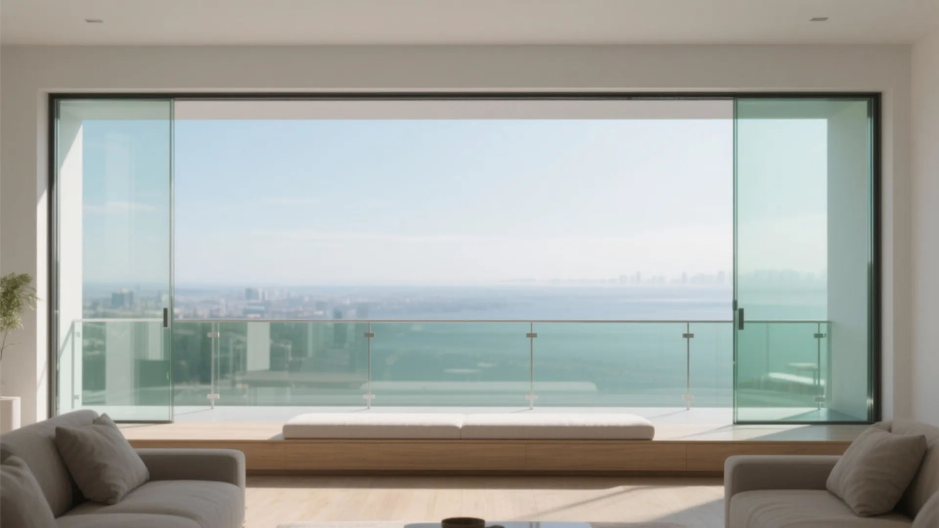 Low Sill + Glass Balustrade = Bigger View, Safer Edge