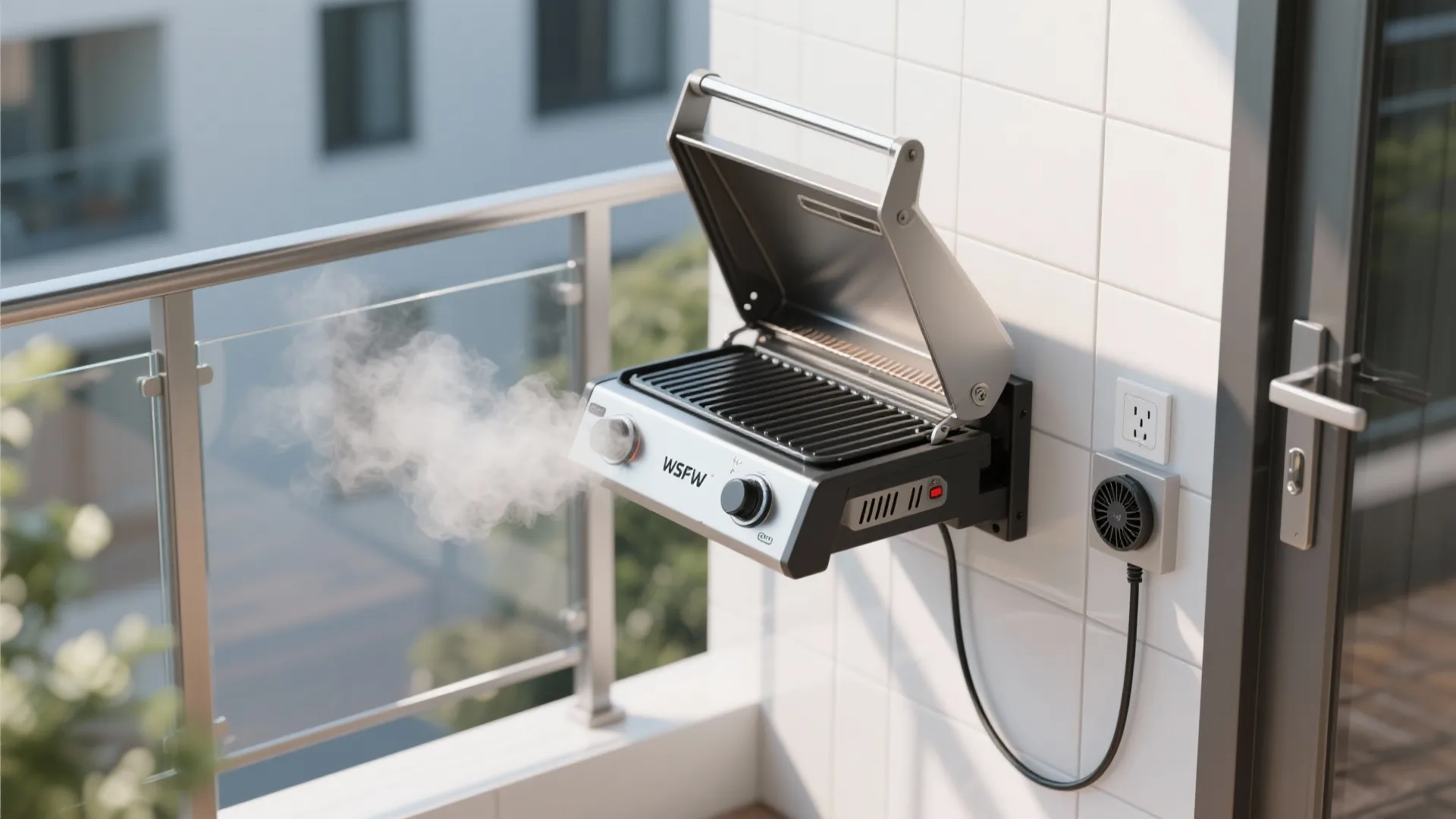 Low-smoke grilling and better airflow