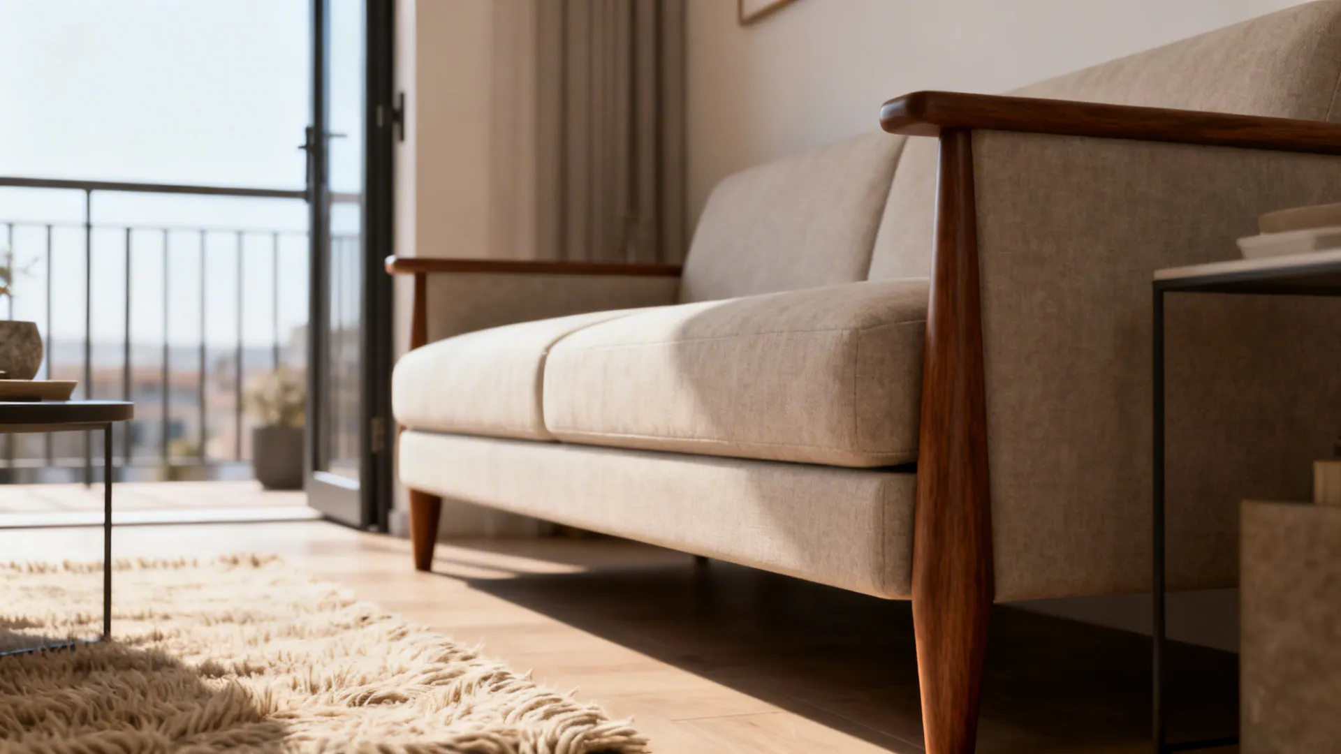 1. Commit to Clean Lines with a Low Sofa