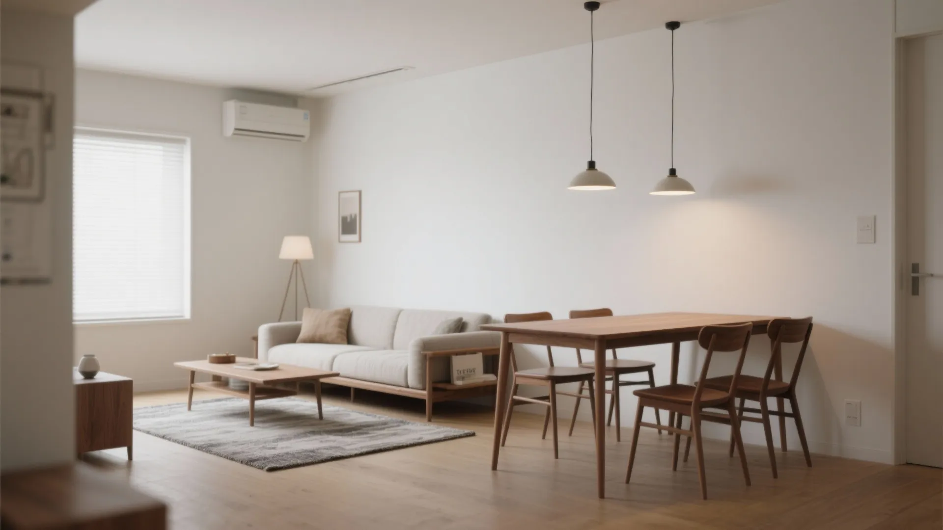 Tips 4: 低く・細く・脚を見せる家具で東京の小户型を軽くする