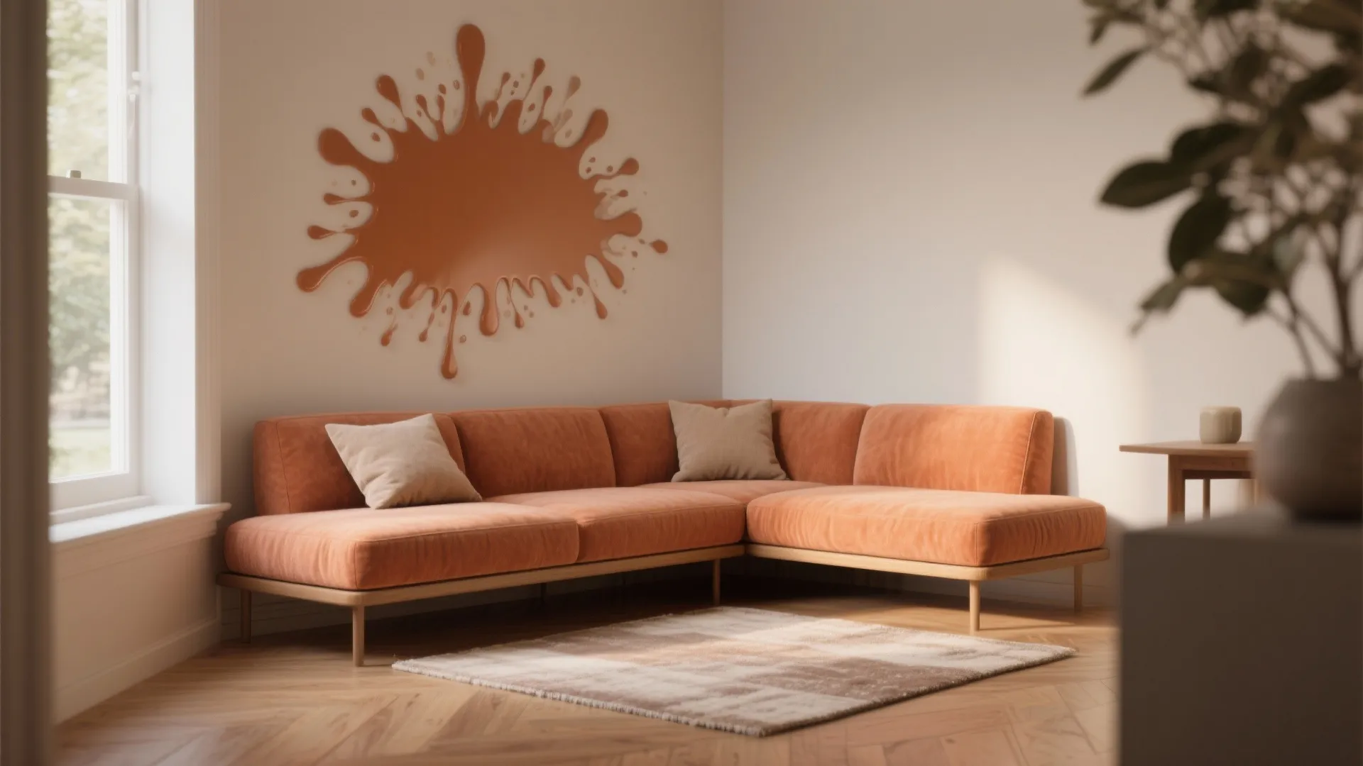 2. Low-Level Accent Splash for Seating Nooks