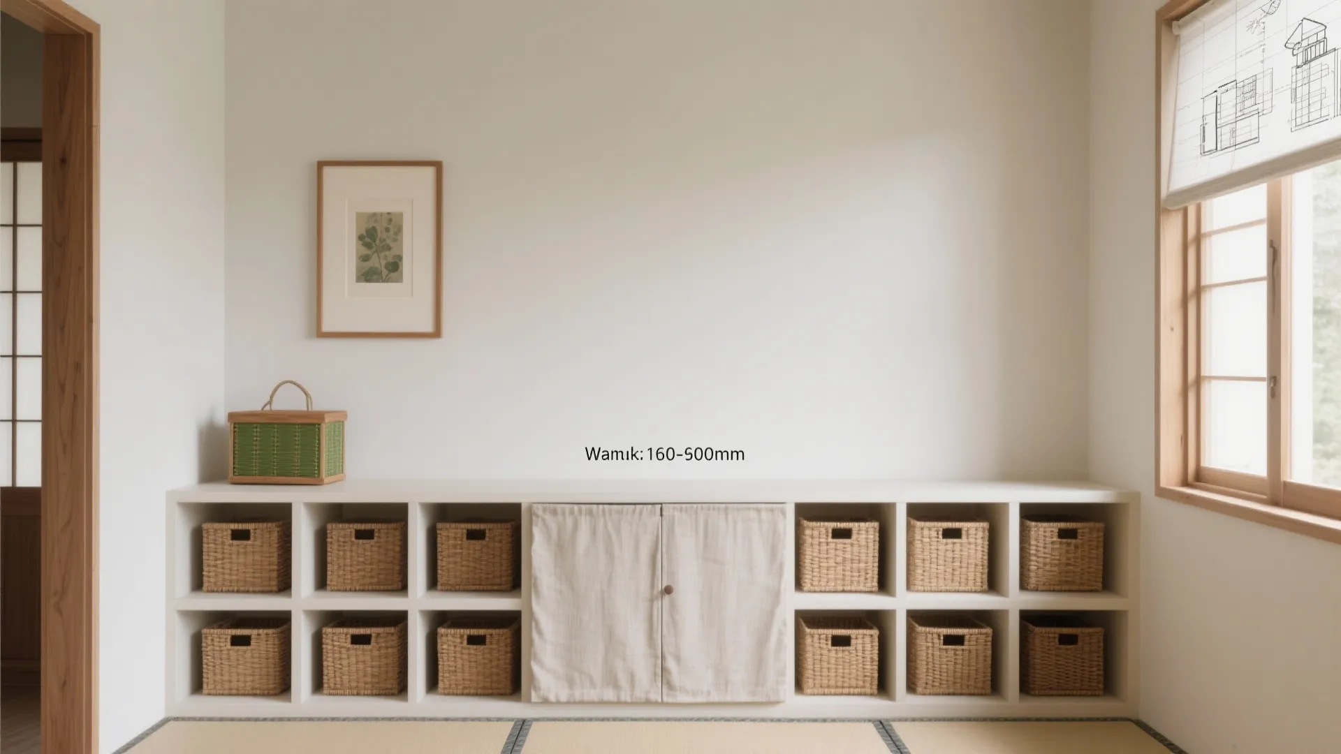 2. “腰下は収納、腰上は余白”で狭さを消す収納技巧