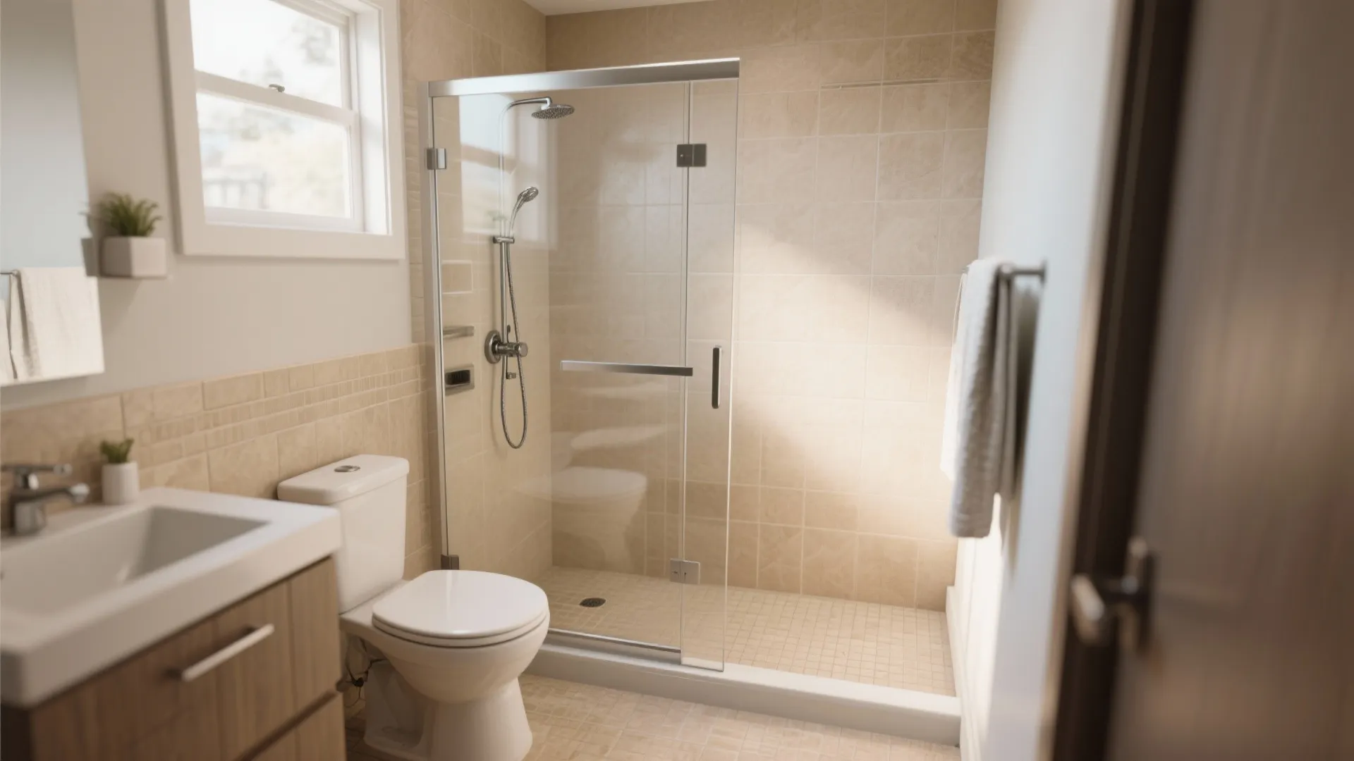 1. Walk-in Showers with Low Thresholds