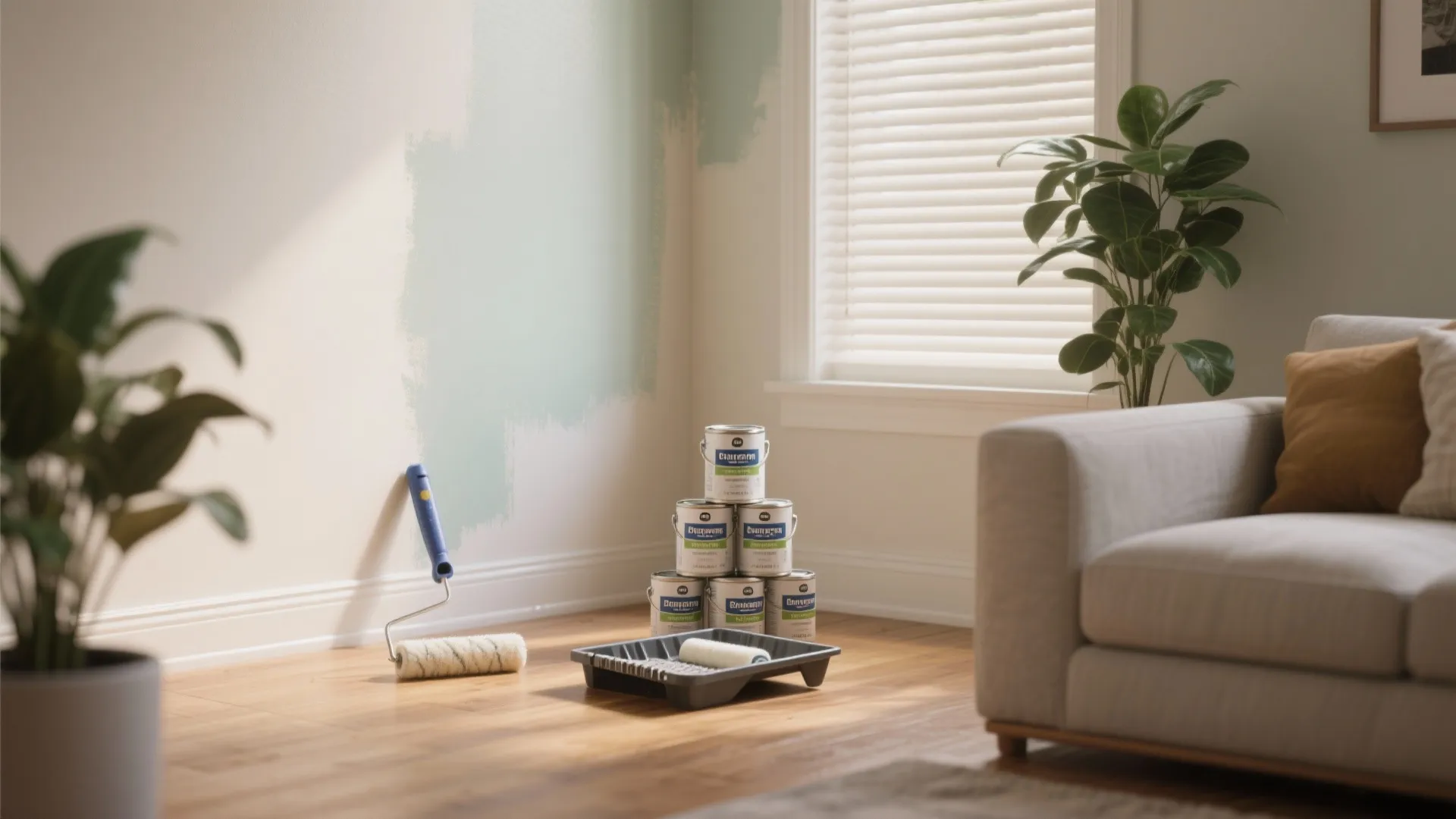 1. Choose low-VOC acrylic for interiors