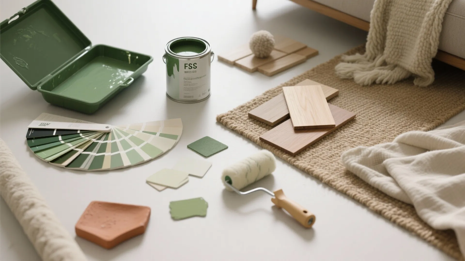 Low-VOC finishes for a healthier lounge