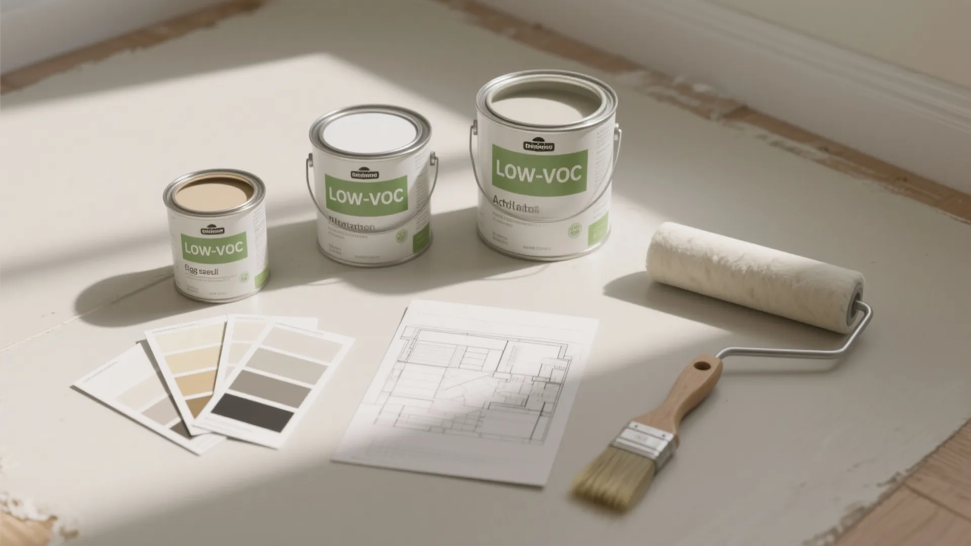 5. Choose low‑VOC acrylic latex for healthy, durable results
