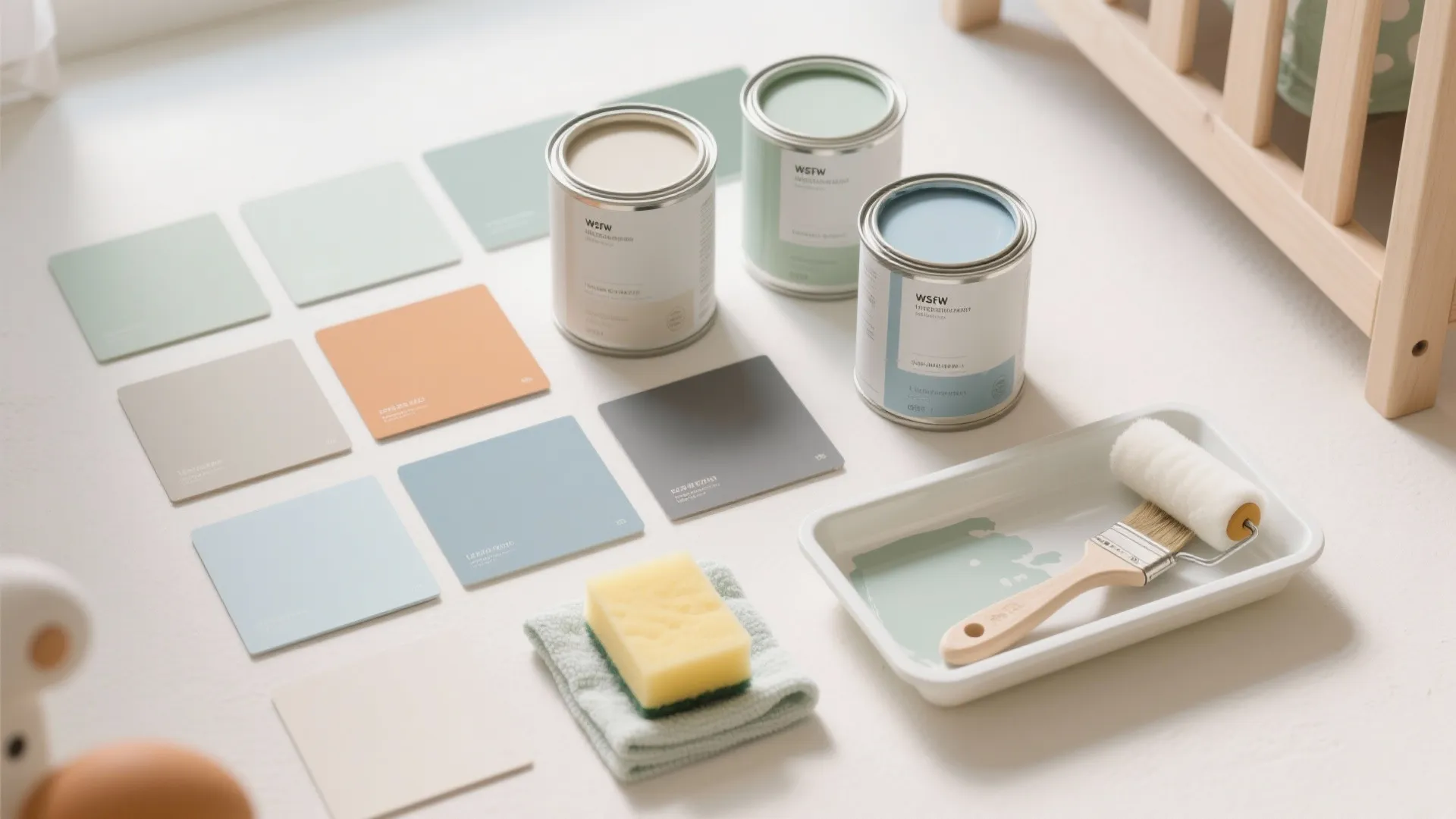 Washable, low-VOC color palettes for calmer days