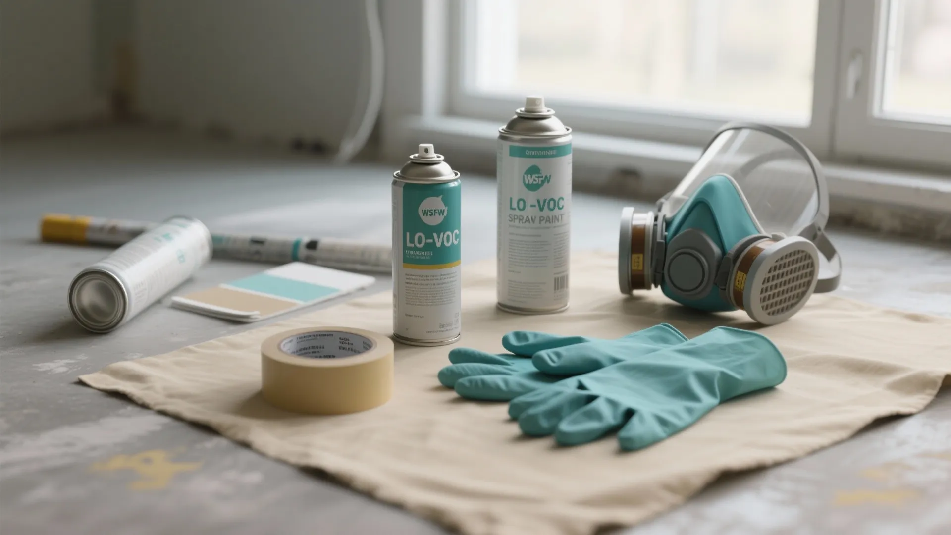 4. Low-VOC paints and safety-first finishing