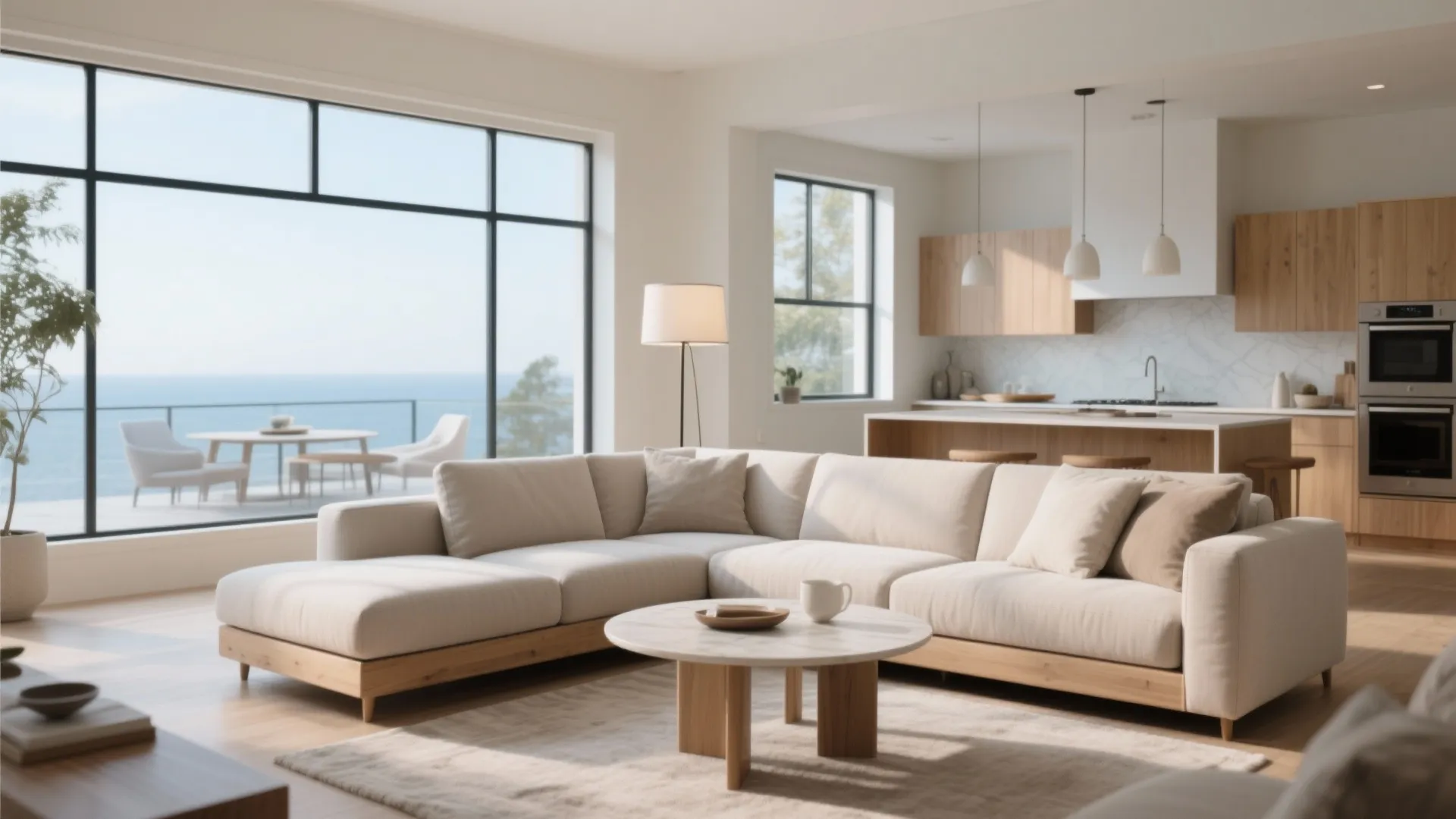 Low-profile, line-of-sight friendly L shapes