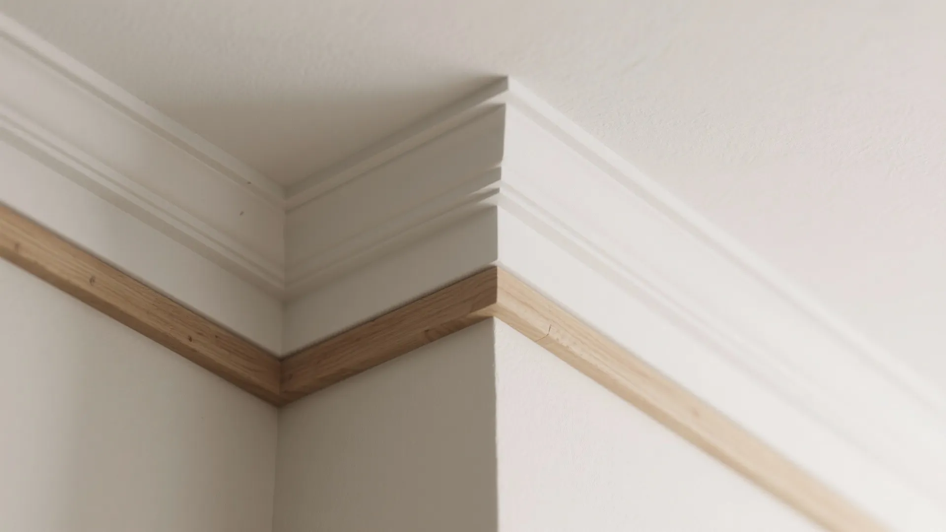 2. Low-profile crown moulding for subtle luxury