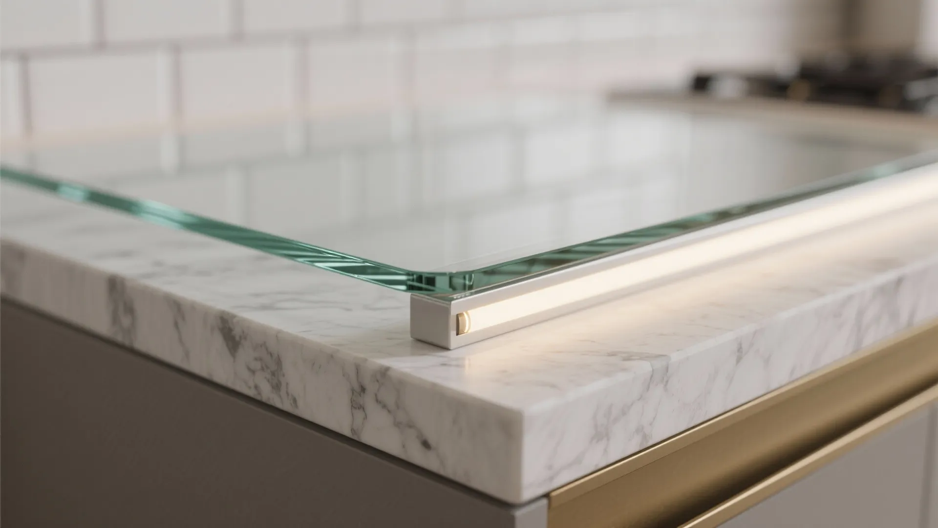 Brighter backsplashes to amplify light