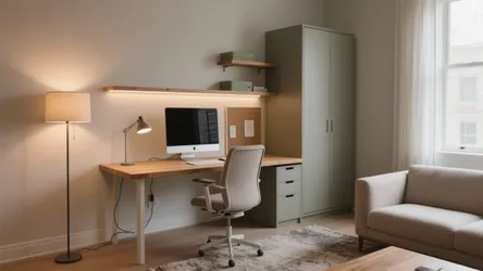 5 Ideas for a Small Office in Living Room Corner