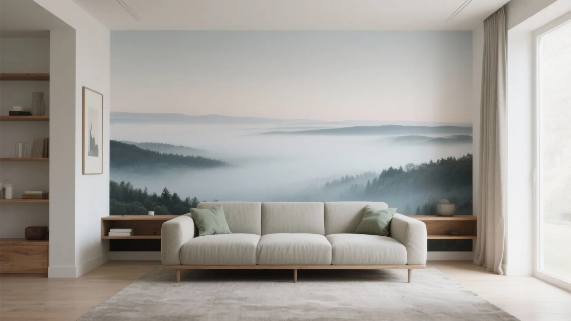Oversized Mural Decals To Create A Focal Point