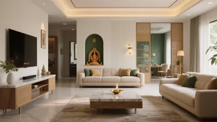 5 Small Pooja Room Designs in Hall