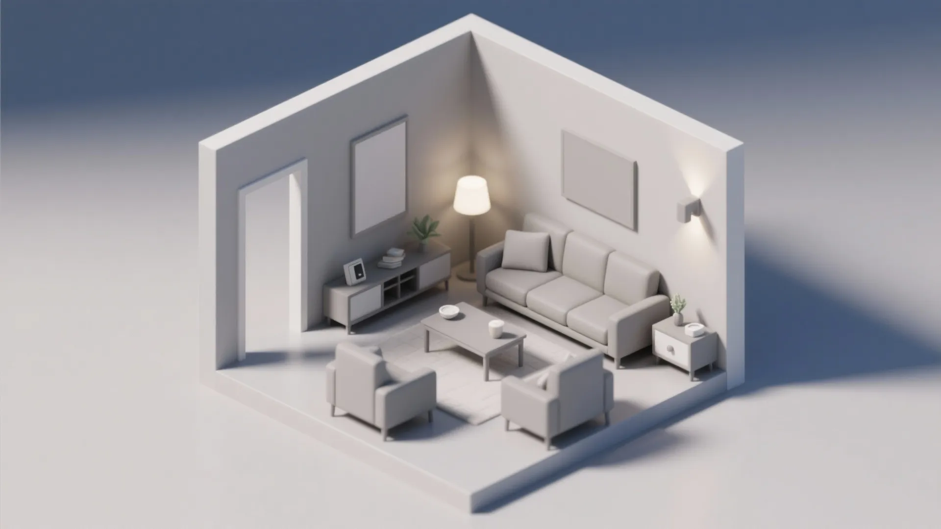 2) Pale Gray with High-LRV to Brighten Tight Spaces