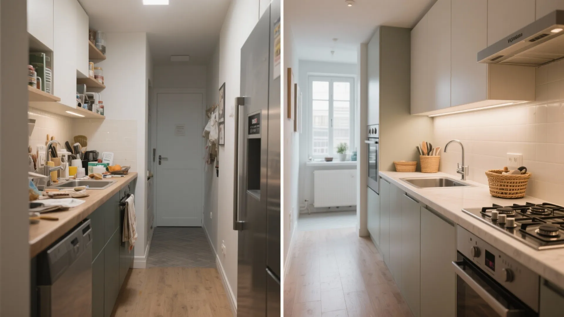 L-Shaped Efficiency in Tight Kitchens