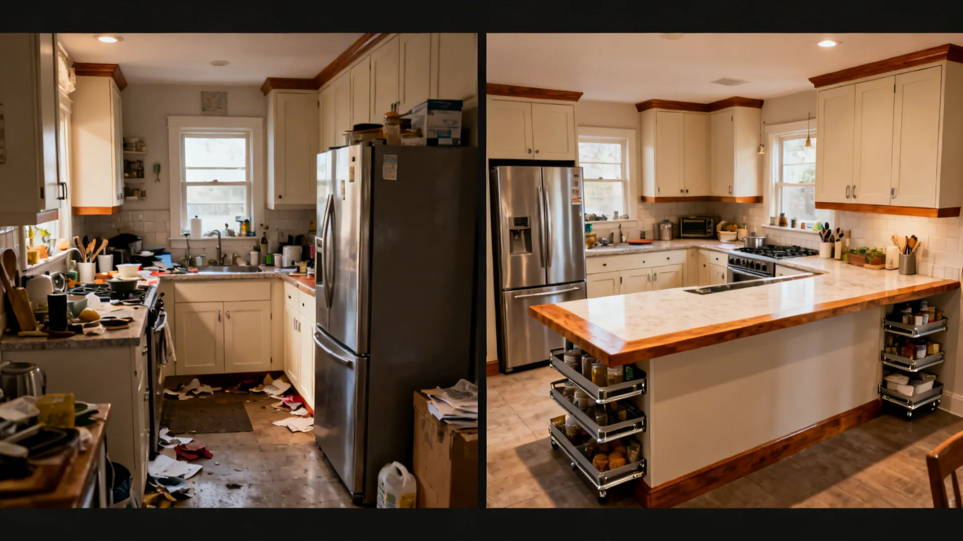 Compact L-Shape with a Smart Work Triangle