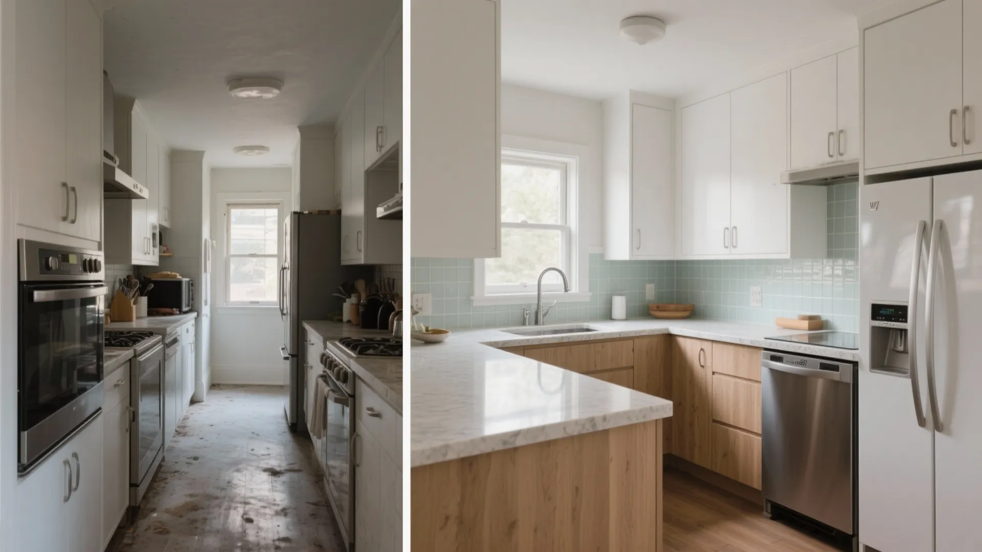 L-Shaped Layout That Frees Counter and Improves Flow