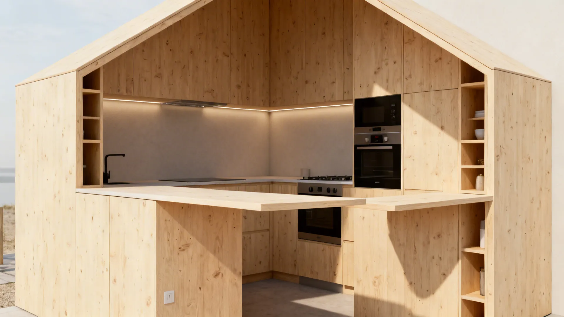 4) L-Shaped Plywood Layouts for Extra Counter Space