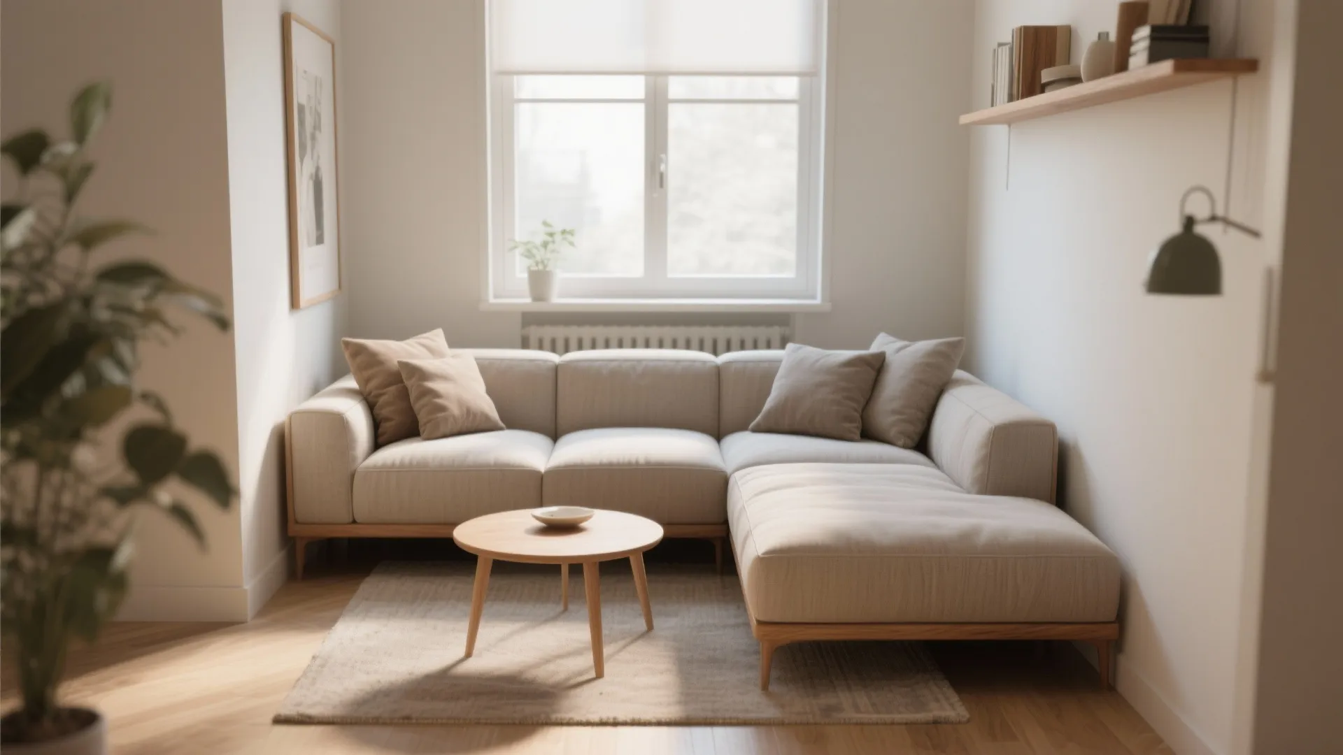 1. Choose a compact L-shape with a single reclining chaise