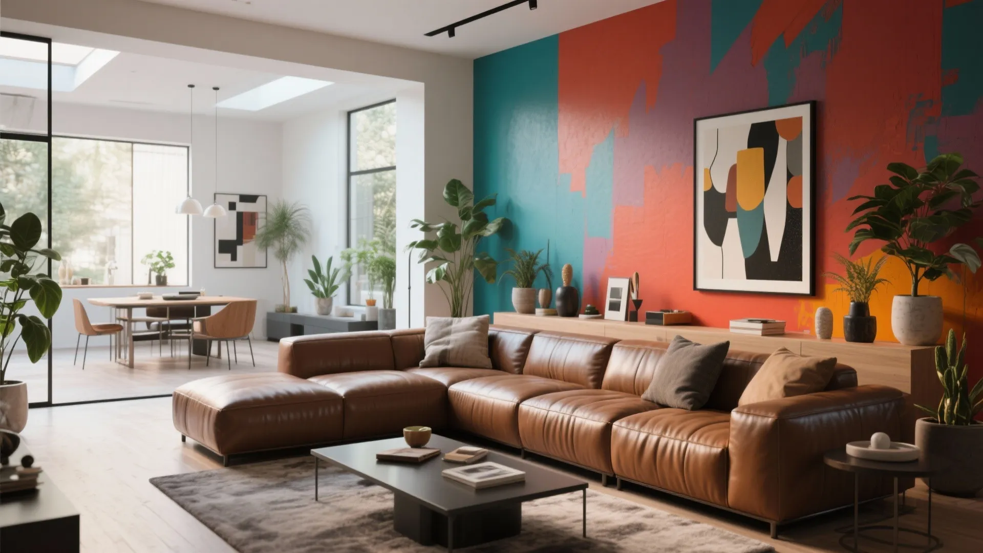 3. L-Shape Against a Feature Wall