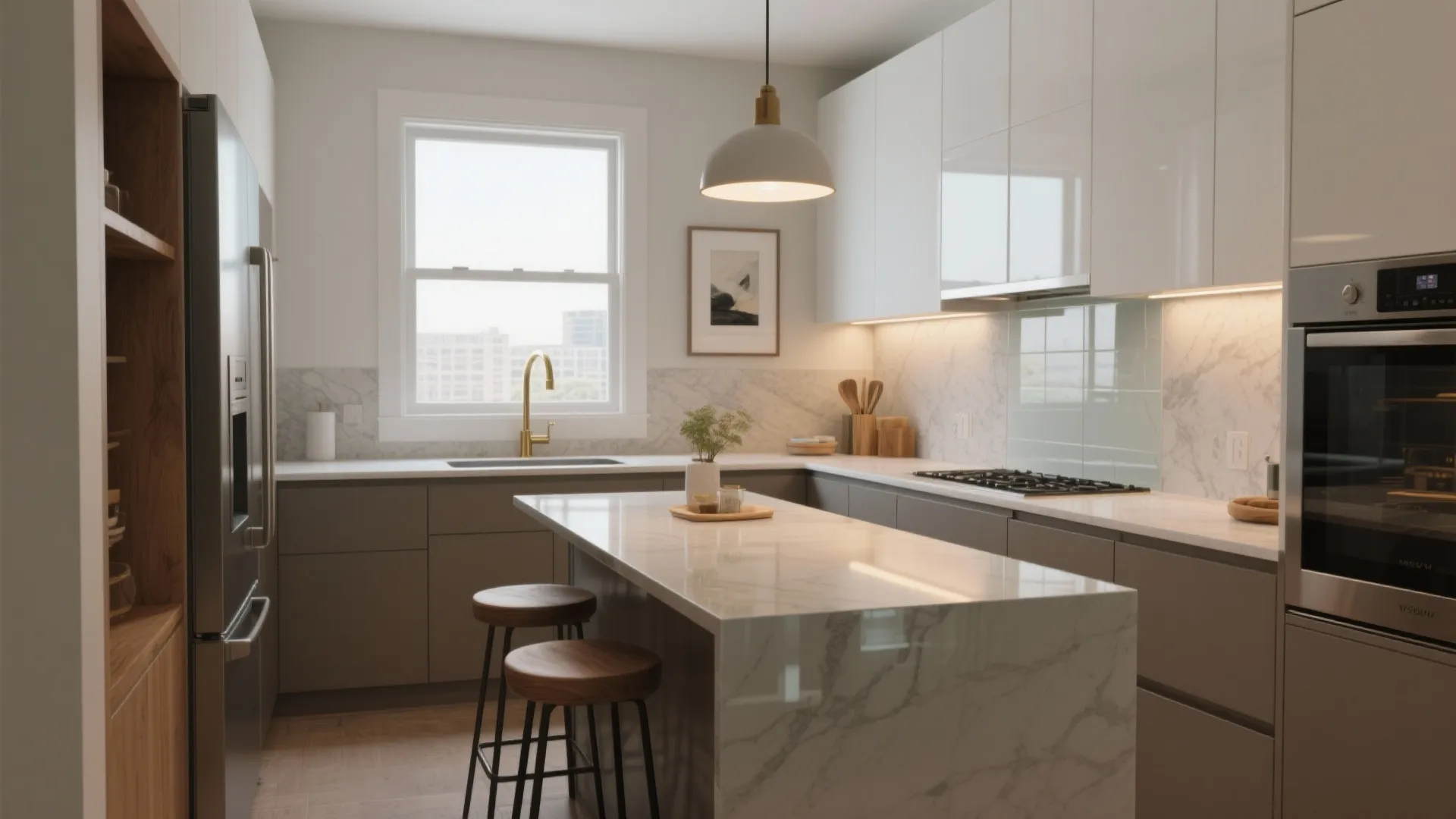 Smart L-Shaped Kitchen Layouts in Small Homes