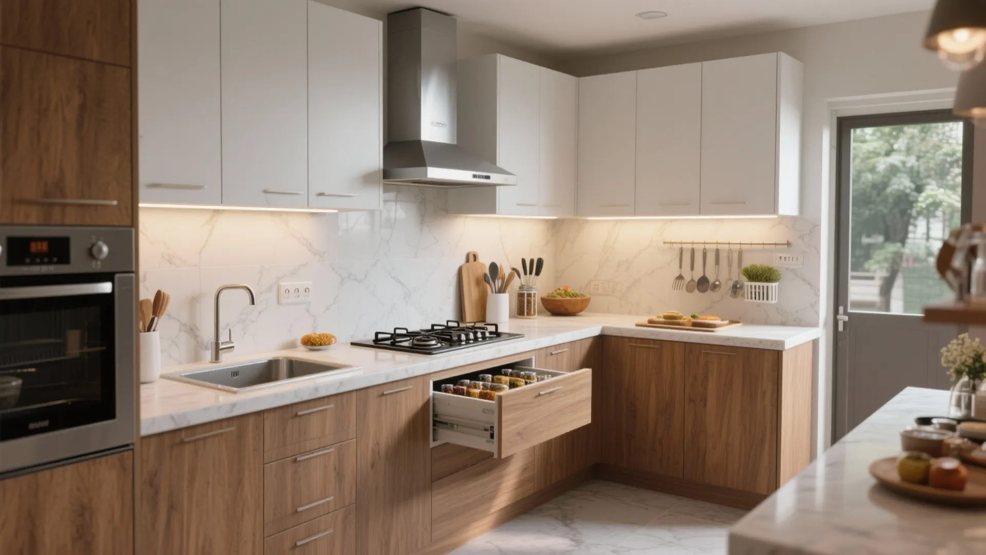 Kitchen layouts that work for Indian cooking