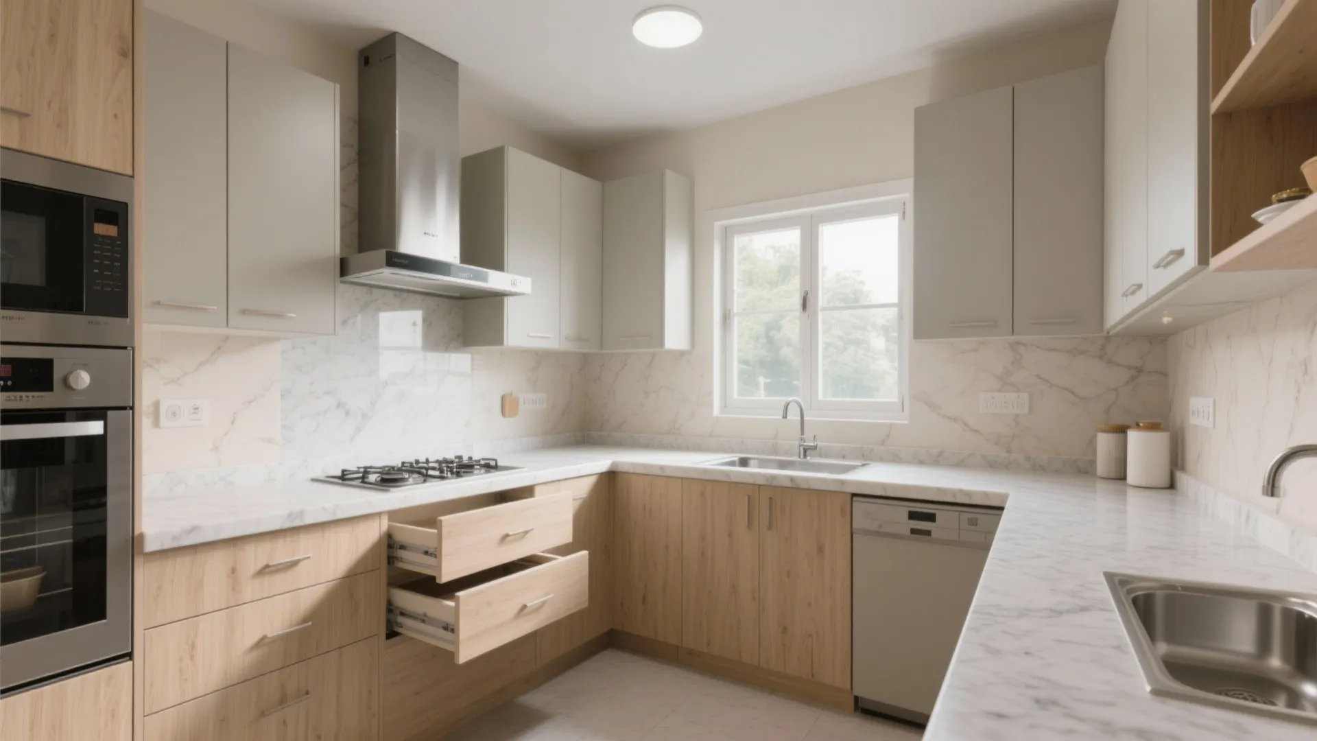 L-Shaped Layout to Unlock Counter Space