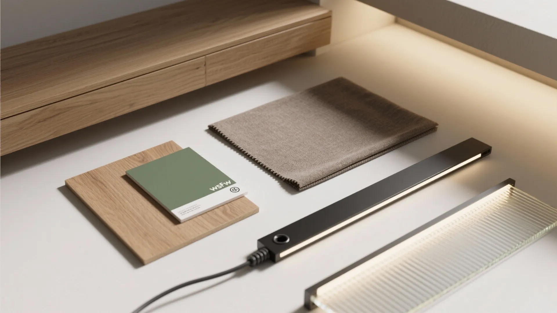 L-Shaped Living + Study Layout Zoning