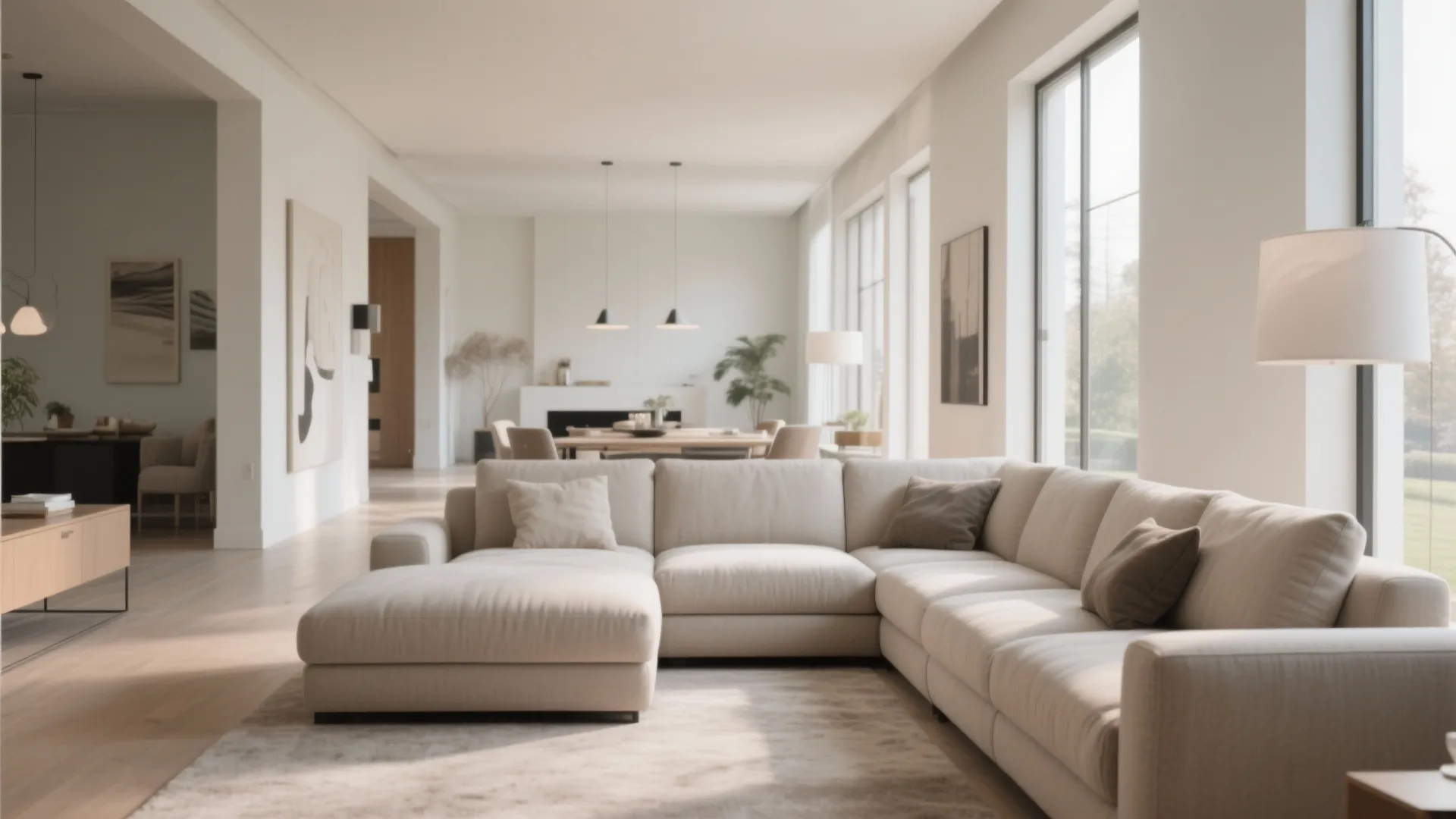 8. L-Shape Sectional for Conversation