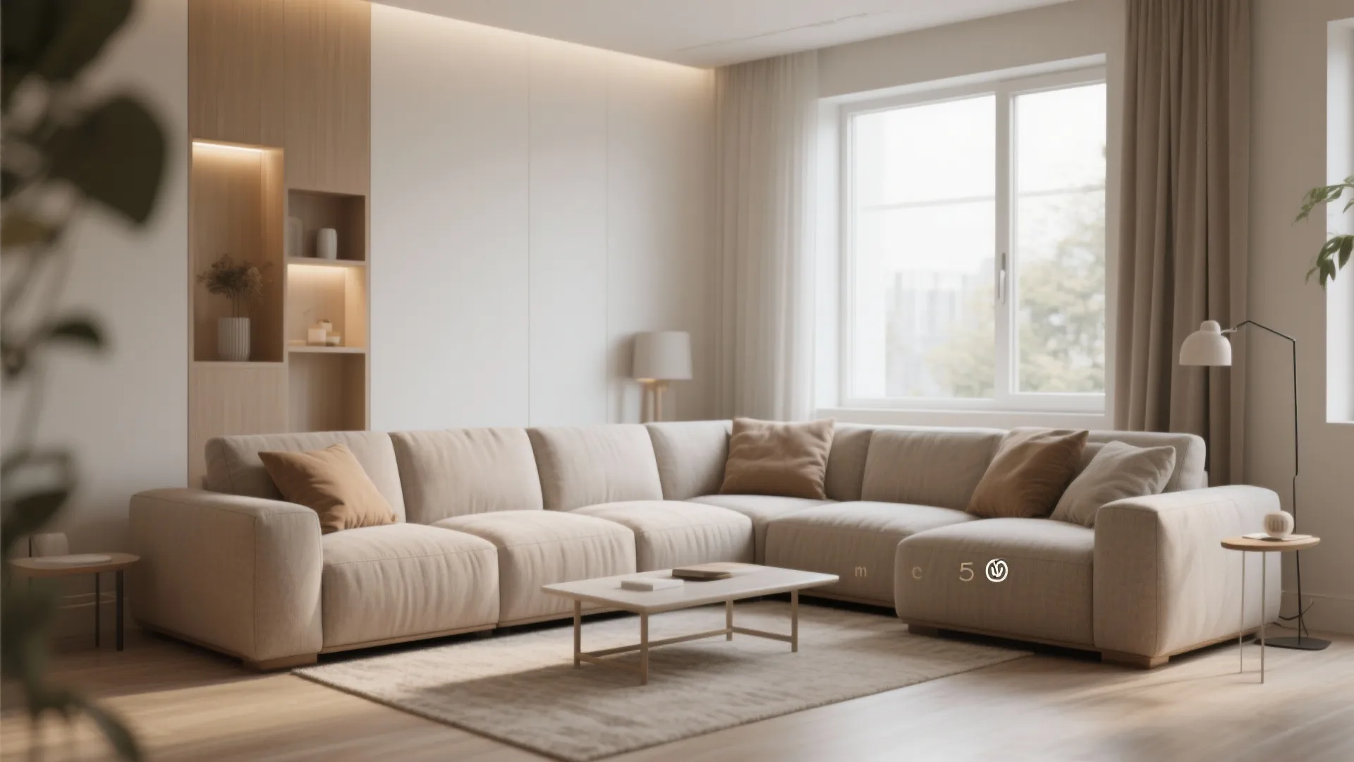 L-Shaped Sofa Configuration