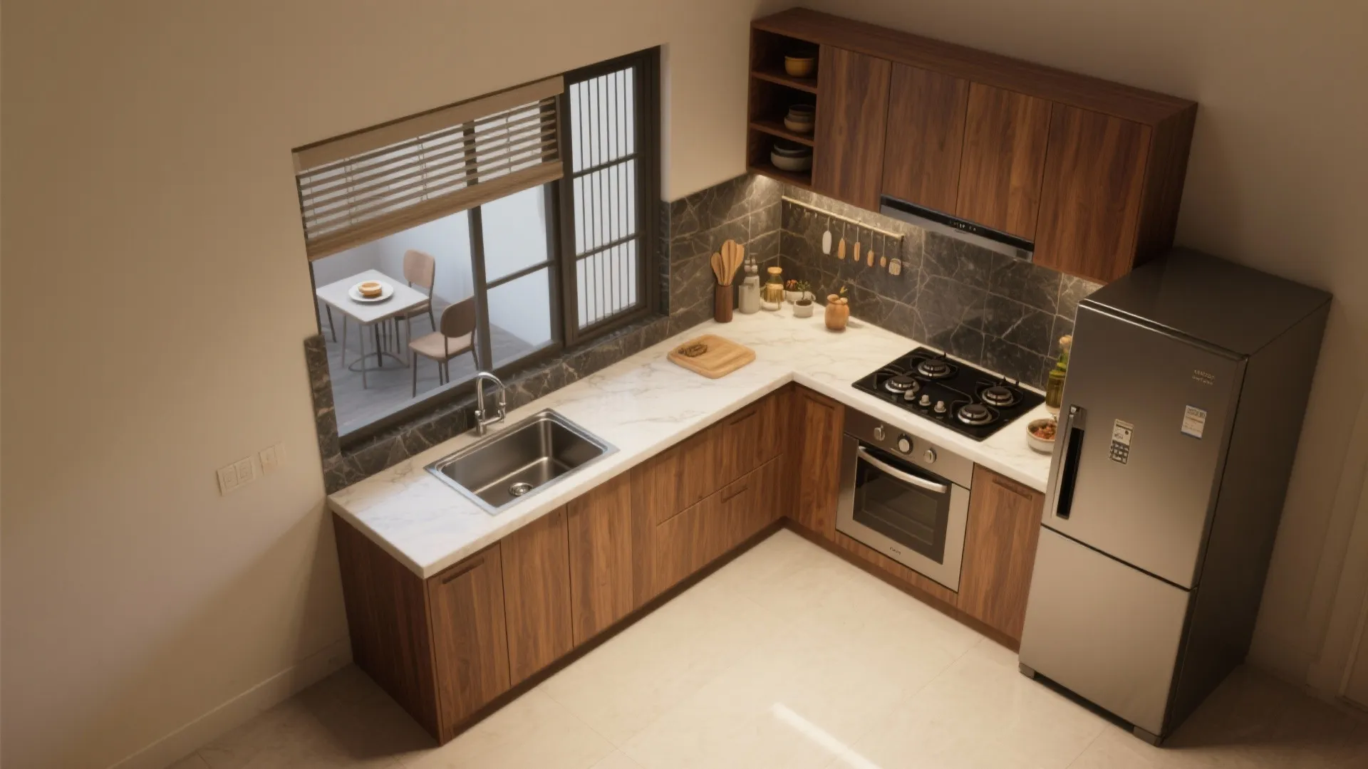 Compact L-Shaped Layout That Honors Flow and Vastu