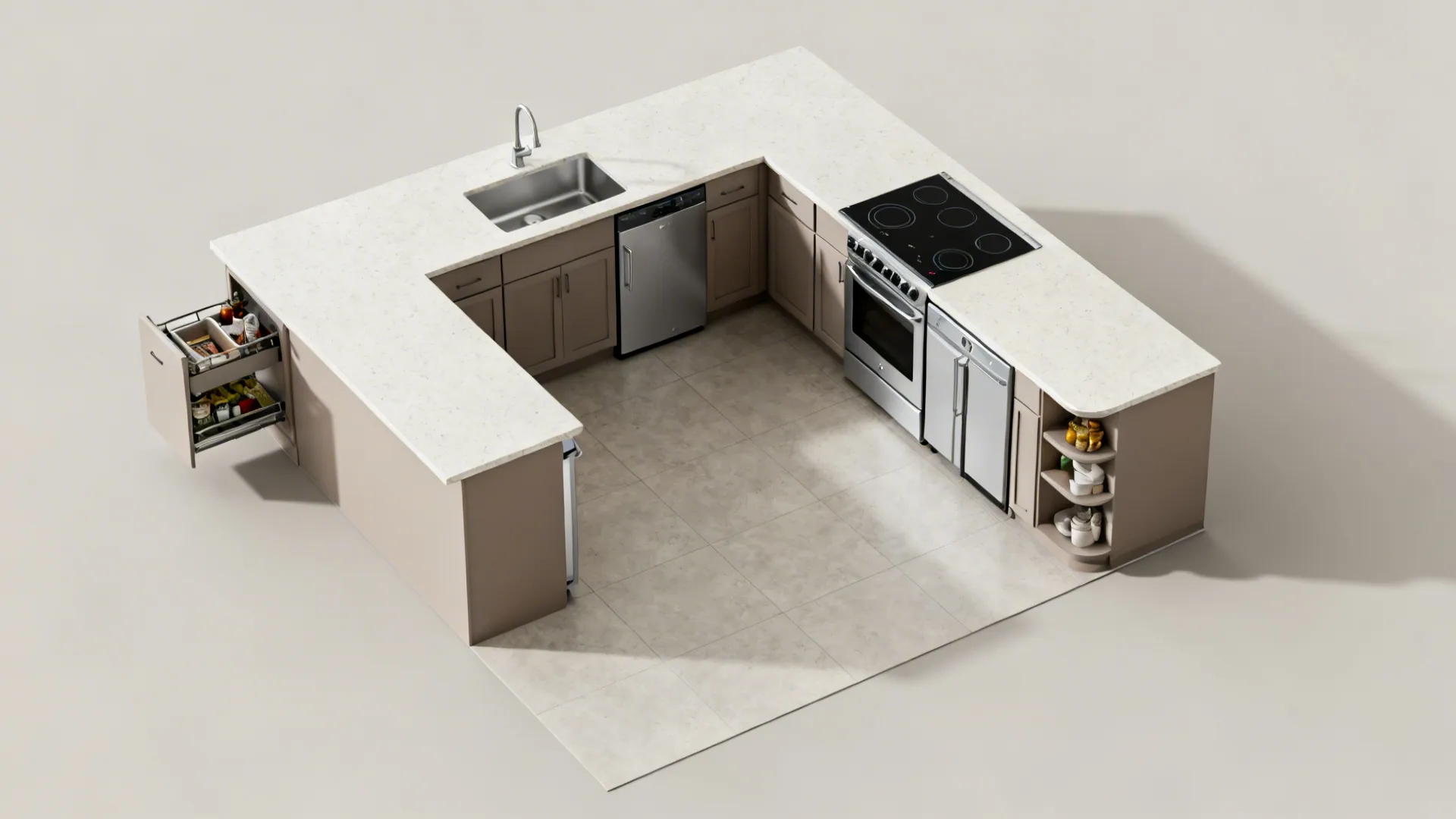 L-Shaped Layouts That Unlock Counter Space