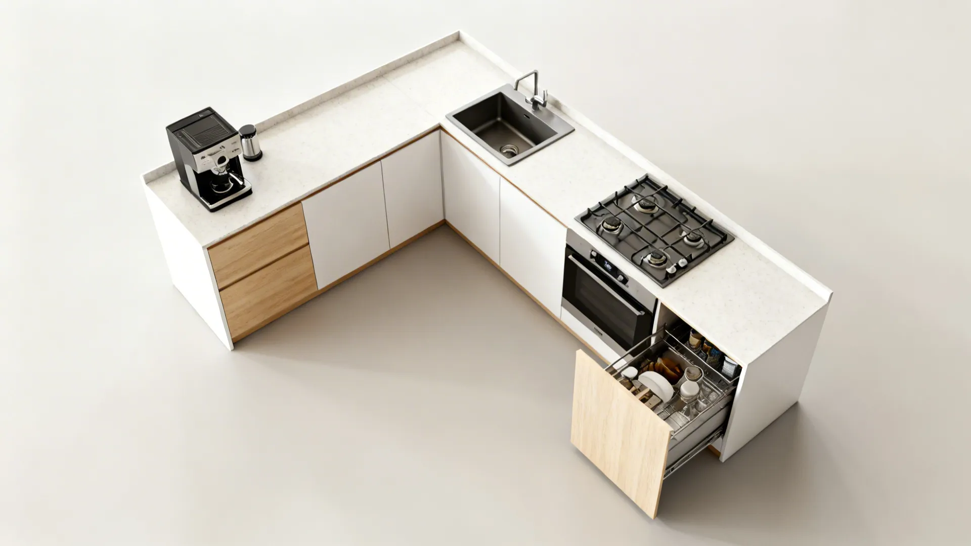 L-Shaped Layouts That Unlock Counter Space